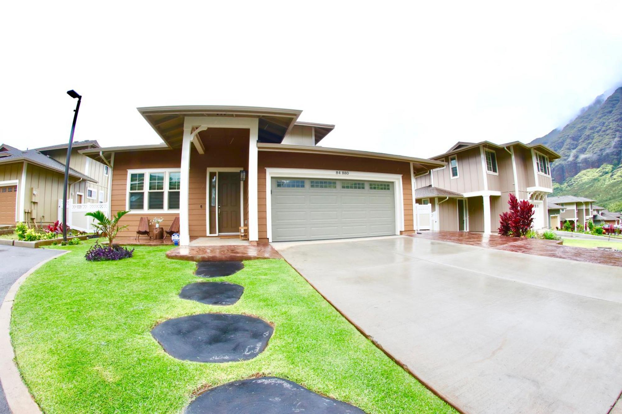 New 4 Bedroom Home With Ocean And Gorgeous Mountain Views In The Gated Community Of Mauna Olu Waianae エクステリア 写真