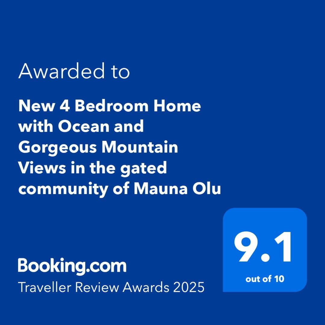 New 4 Bedroom Home With Ocean And Gorgeous Mountain Views In The Gated Community Of Mauna Olu Waianae エクステリア 写真